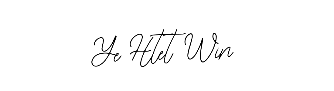 How to Draw Ye Htet Win signature style? Bearetta-2O07w is a latest design signature styles for name Ye Htet Win. Ye Htet Win signature style 12 images and pictures png