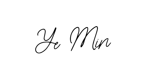 Ye Min stylish signature style. Best Handwritten Sign (Bearetta-2O07w) for my name. Handwritten Signature Collection Ideas for my name Ye Min. Ye Min signature style 12 images and pictures png