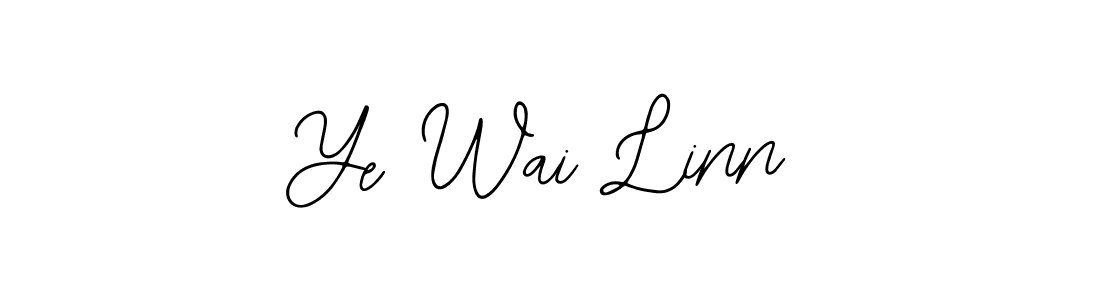 Create a beautiful signature design for name Ye Wai Linn. With this signature (Bearetta-2O07w) fonts, you can make a handwritten signature for free. Ye Wai Linn signature style 12 images and pictures png