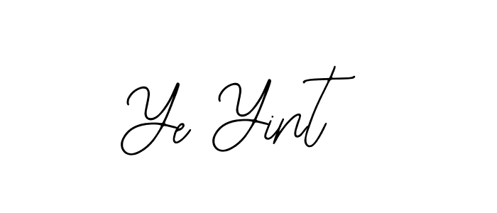 See photos of Ye Yint official signature by Spectra . Check more albums & portfolios. Read reviews & check more about Bearetta-2O07w font. Ye Yint signature style 12 images and pictures png