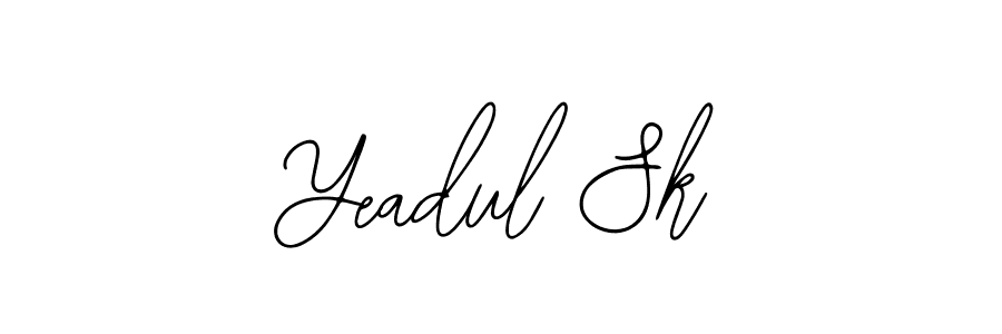 This is the best signature style for the Yeadul Sk name. Also you like these signature font (Bearetta-2O07w). Mix name signature. Yeadul Sk signature style 12 images and pictures png