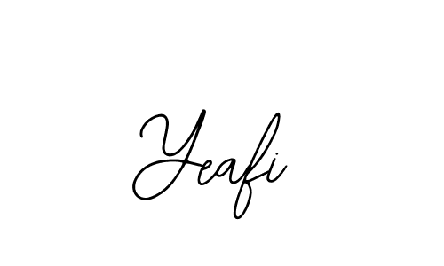 The best way (Bearetta-2O07w) to make a short signature is to pick only two or three words in your name. The name Yeafi include a total of six letters. For converting this name. Yeafi signature style 12 images and pictures png