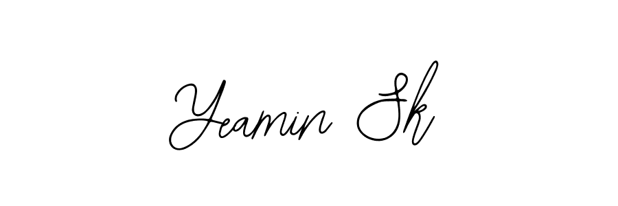 How to Draw Yeamin Sk signature style? Bearetta-2O07w is a latest design signature styles for name Yeamin Sk. Yeamin Sk signature style 12 images and pictures png