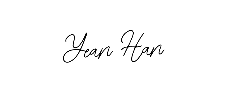 Yean Han stylish signature style. Best Handwritten Sign (Bearetta-2O07w) for my name. Handwritten Signature Collection Ideas for my name Yean Han. Yean Han signature style 12 images and pictures png