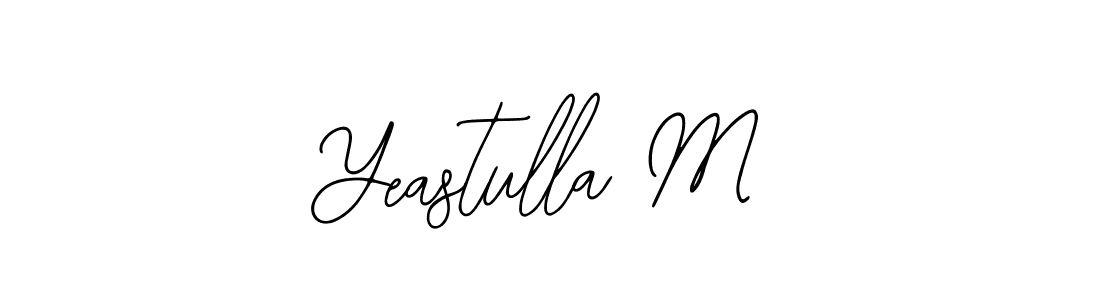 You can use this online signature creator to create a handwritten signature for the name Yeastulla M. This is the best online autograph maker. Yeastulla M signature style 12 images and pictures png