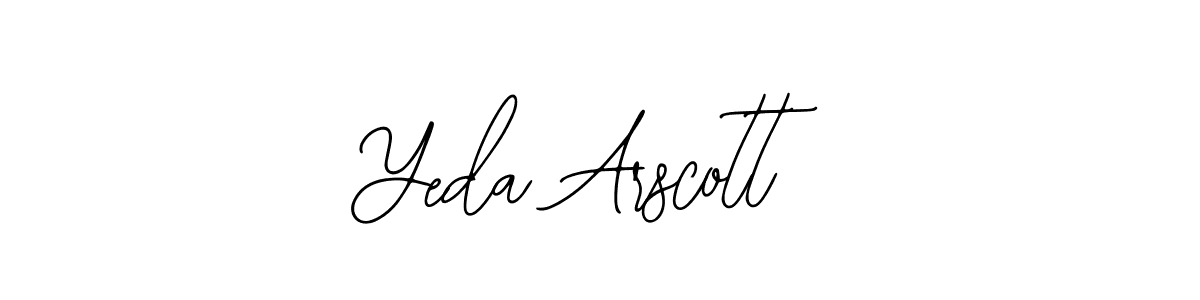 Similarly Bearetta-2O07w is the best handwritten signature design. Signature creator online .You can use it as an online autograph creator for name Yeda Arscott. Yeda Arscott signature style 12 images and pictures png