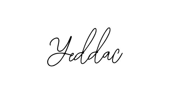 Similarly Bearetta-2O07w is the best handwritten signature design. Signature creator online .You can use it as an online autograph creator for name Yeddac. Yeddac signature style 12 images and pictures png