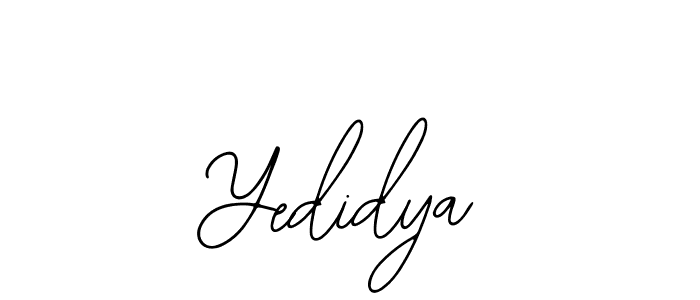 Make a beautiful signature design for name Yedidya. Use this online signature maker to create a handwritten signature for free. Yedidya signature style 12 images and pictures png