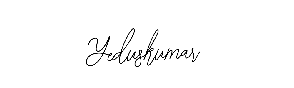 Create a beautiful signature design for name Yeduskumar. With this signature (Bearetta-2O07w) fonts, you can make a handwritten signature for free. Yeduskumar signature style 12 images and pictures png