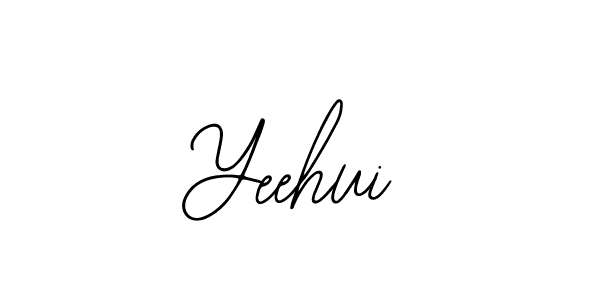 The best way (Bearetta-2O07w) to make a short signature is to pick only two or three words in your name. The name Yeehui include a total of six letters. For converting this name. Yeehui signature style 12 images and pictures png