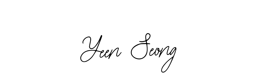 Design your own signature with our free online signature maker. With this signature software, you can create a handwritten (Bearetta-2O07w) signature for name Yeen Seong. Yeen Seong signature style 12 images and pictures png