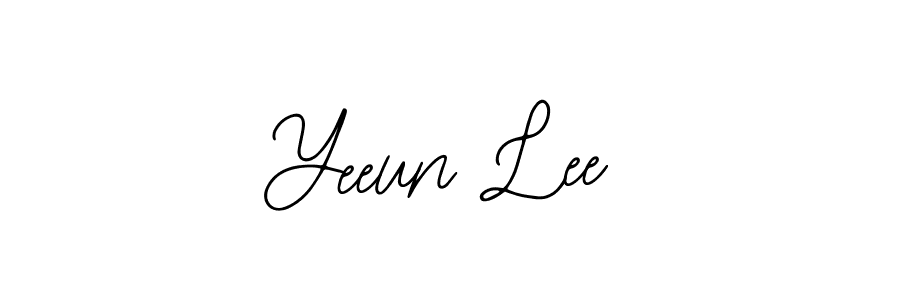 Once you've used our free online signature maker to create your best signature Bearetta-2O07w style, it's time to enjoy all of the benefits that Yeeun Lee name signing documents. Yeeun Lee signature style 12 images and pictures png