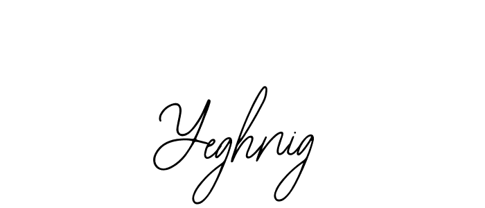 How to make Yeghnig name signature. Use Bearetta-2O07w style for creating short signs online. This is the latest handwritten sign. Yeghnig signature style 12 images and pictures png
