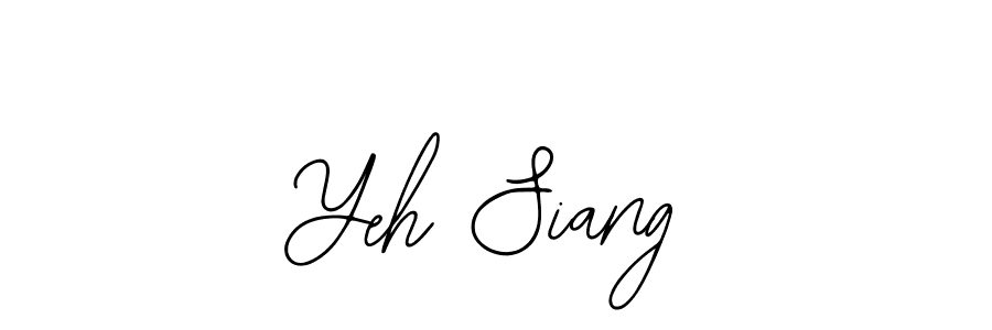 This is the best signature style for the Yeh Siang name. Also you like these signature font (Bearetta-2O07w). Mix name signature. Yeh Siang signature style 12 images and pictures png