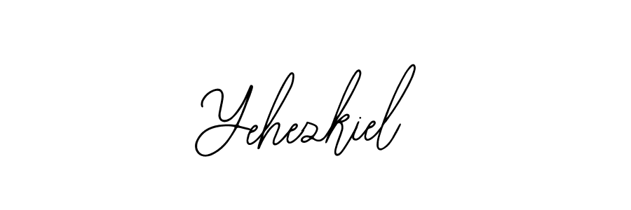 Use a signature maker to create a handwritten signature online. With this signature software, you can design (Bearetta-2O07w) your own signature for name Yehezkiel. Yehezkiel signature style 12 images and pictures png