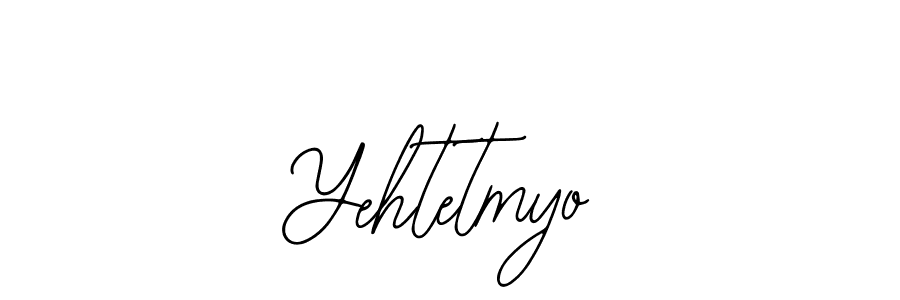 Use a signature maker to create a handwritten signature online. With this signature software, you can design (Bearetta-2O07w) your own signature for name Yehtetmyo. Yehtetmyo signature style 12 images and pictures png