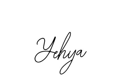 How to make Yehya signature? Bearetta-2O07w is a professional autograph style. Create handwritten signature for Yehya name. Yehya signature style 12 images and pictures png