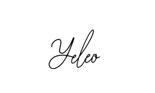 How to make Yeleo name signature. Use Bearetta-2O07w style for creating short signs online. This is the latest handwritten sign. Yeleo signature style 12 images and pictures png