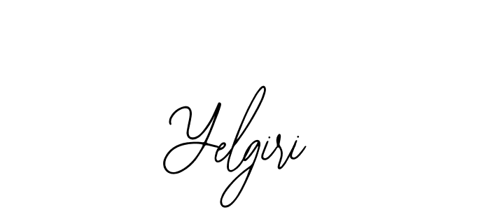 Design your own signature with our free online signature maker. With this signature software, you can create a handwritten (Bearetta-2O07w) signature for name Yelgiri. Yelgiri signature style 12 images and pictures png