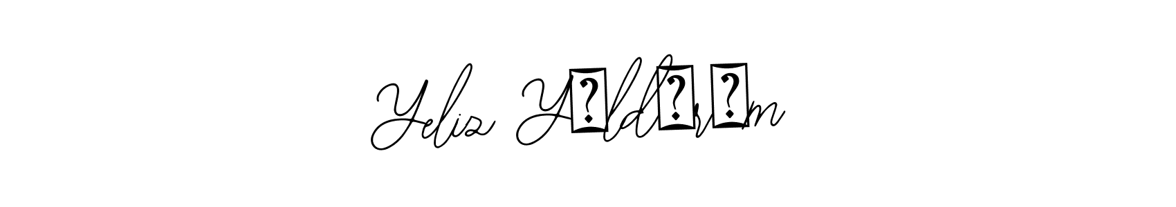 Design your own signature with our free online signature maker. With this signature software, you can create a handwritten (Bearetta-2O07w) signature for name Yeliz Yıldırım. Yeliz Yıldırım signature style 12 images and pictures png