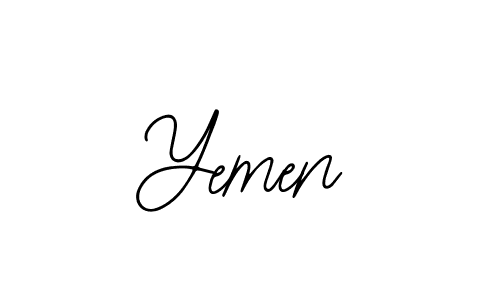 How to make Yemen signature? Bearetta-2O07w is a professional autograph style. Create handwritten signature for Yemen name. Yemen signature style 12 images and pictures png
