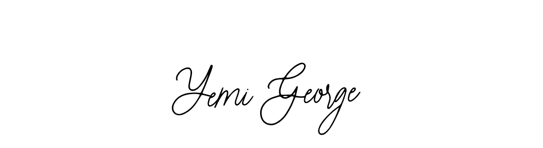 if you are searching for the best signature style for your name Yemi George. so please give up your signature search. here we have designed multiple signature styles  using Bearetta-2O07w. Yemi George signature style 12 images and pictures png