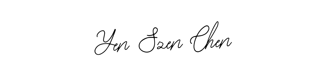 Make a beautiful signature design for name Yen Szen Chen. With this signature (Bearetta-2O07w) style, you can create a handwritten signature for free. Yen Szen Chen signature style 12 images and pictures png