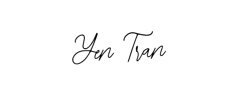 Yen Tran stylish signature style. Best Handwritten Sign (Bearetta-2O07w) for my name. Handwritten Signature Collection Ideas for my name Yen Tran. Yen Tran signature style 12 images and pictures png