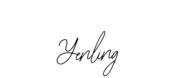 Design your own signature with our free online signature maker. With this signature software, you can create a handwritten (Bearetta-2O07w) signature for name Yenling. Yenling signature style 12 images and pictures png