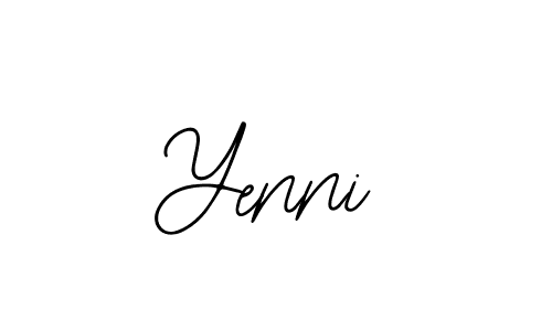 You should practise on your own different ways (Bearetta-2O07w) to write your name (Yenni) in signature. don't let someone else do it for you. Yenni signature style 12 images and pictures png