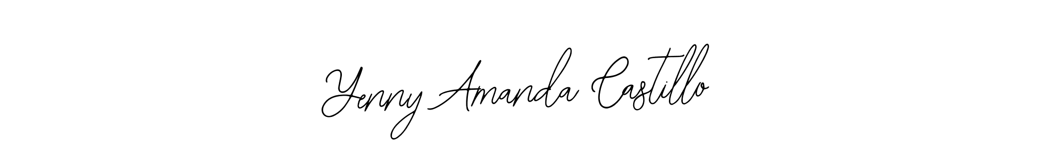 Bearetta-2O07w is a professional signature style that is perfect for those who want to add a touch of class to their signature. It is also a great choice for those who want to make their signature more unique. Get Yenny Amanda Castillo name to fancy signature for free. Yenny Amanda Castillo signature style 12 images and pictures png