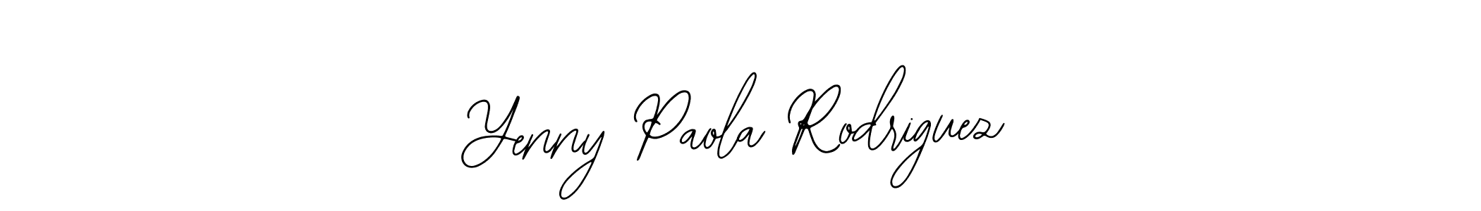 Use a signature maker to create a handwritten signature online. With this signature software, you can design (Bearetta-2O07w) your own signature for name Yenny Paola Rodriguez. Yenny Paola Rodriguez signature style 12 images and pictures png