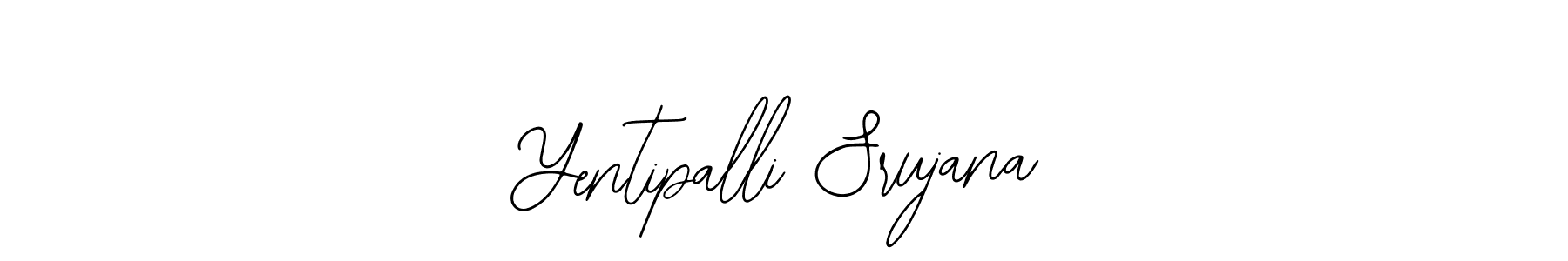 Bearetta-2O07w is a professional signature style that is perfect for those who want to add a touch of class to their signature. It is also a great choice for those who want to make their signature more unique. Get Yentipalli Srujana name to fancy signature for free. Yentipalli Srujana signature style 12 images and pictures png