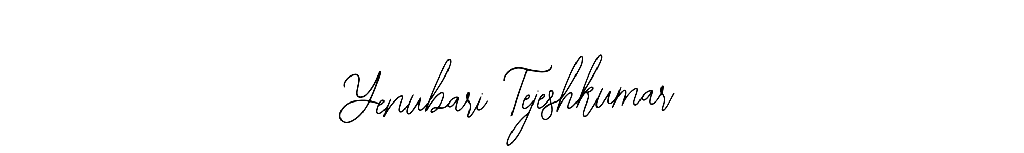 This is the best signature style for the Yenubari Tejeshkumar name. Also you like these signature font (Bearetta-2O07w). Mix name signature. Yenubari Tejeshkumar signature style 12 images and pictures png