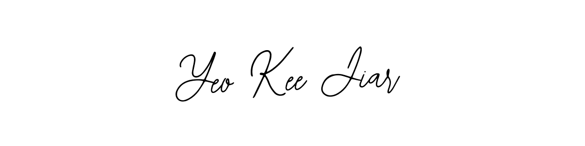 How to make Yeo Kee Jiar name signature. Use Bearetta-2O07w style for creating short signs online. This is the latest handwritten sign. Yeo Kee Jiar signature style 12 images and pictures png