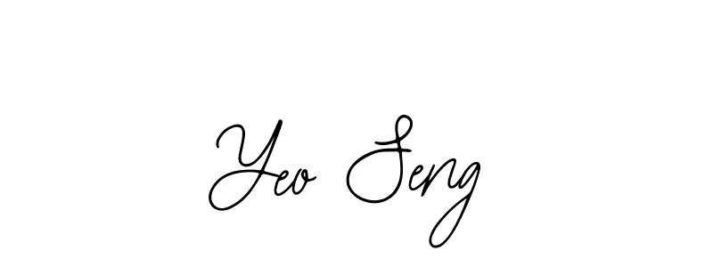 Similarly Bearetta-2O07w is the best handwritten signature design. Signature creator online .You can use it as an online autograph creator for name Yeo Seng. Yeo Seng signature style 12 images and pictures png