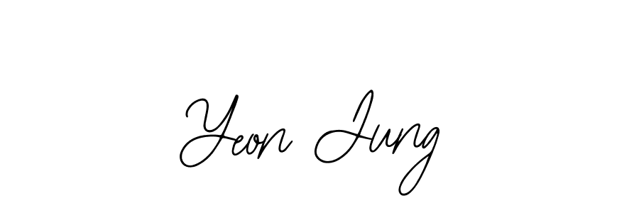 How to Draw Yeon Jung signature style? Bearetta-2O07w is a latest design signature styles for name Yeon Jung. Yeon Jung signature style 12 images and pictures png