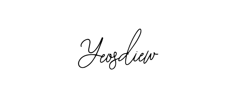 Yeosdiew stylish signature style. Best Handwritten Sign (Bearetta-2O07w) for my name. Handwritten Signature Collection Ideas for my name Yeosdiew. Yeosdiew signature style 12 images and pictures png