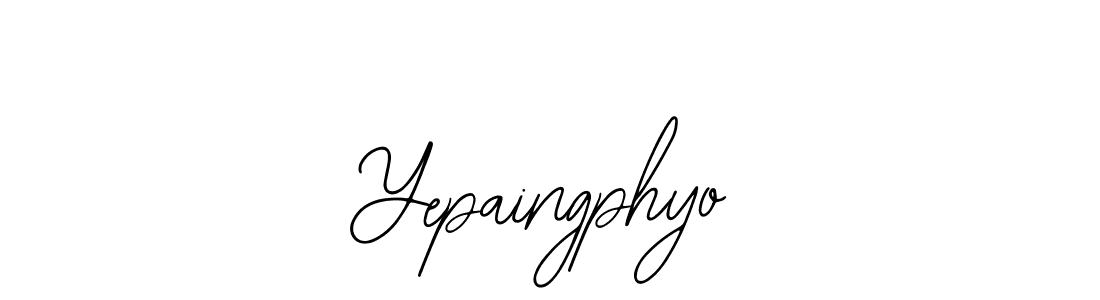 How to make Yepaingphyo signature? Bearetta-2O07w is a professional autograph style. Create handwritten signature for Yepaingphyo name. Yepaingphyo signature style 12 images and pictures png