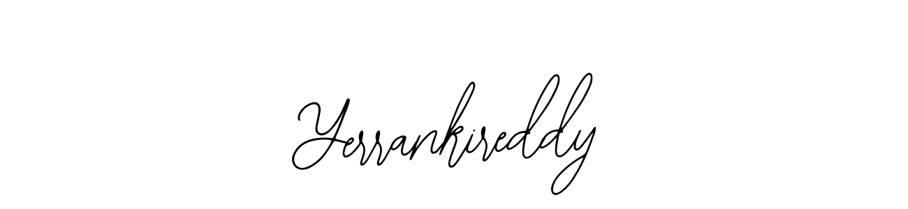 Use a signature maker to create a handwritten signature online. With this signature software, you can design (Bearetta-2O07w) your own signature for name Yerrankireddy. Yerrankireddy signature style 12 images and pictures png