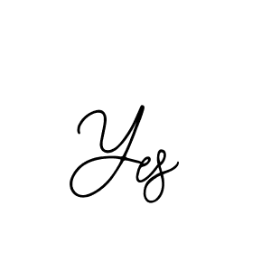 How to make Yes signature? Bearetta-2O07w is a professional autograph style. Create handwritten signature for Yes name. Yes signature style 12 images and pictures png