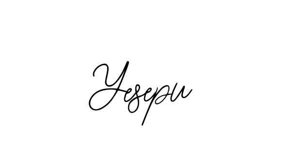 if you are searching for the best signature style for your name Yesepu. so please give up your signature search. here we have designed multiple signature styles  using Bearetta-2O07w. Yesepu signature style 12 images and pictures png
