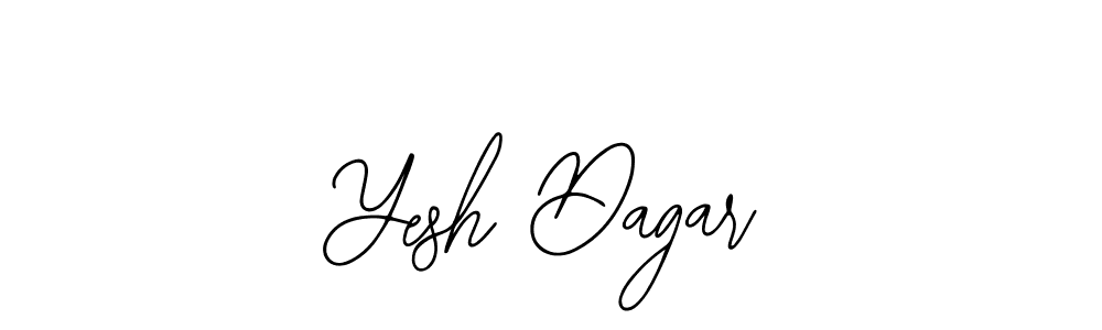 Design your own signature with our free online signature maker. With this signature software, you can create a handwritten (Bearetta-2O07w) signature for name Yesh Dagar. Yesh Dagar signature style 12 images and pictures png