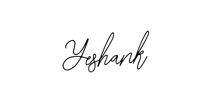 Make a beautiful signature design for name Yeshank. With this signature (Bearetta-2O07w) style, you can create a handwritten signature for free. Yeshank signature style 12 images and pictures png
