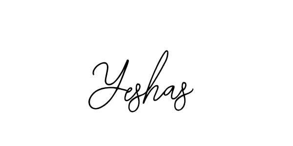 The best way (Bearetta-2O07w) to make a short signature is to pick only two or three words in your name. The name Yeshas include a total of six letters. For converting this name. Yeshas signature style 12 images and pictures png