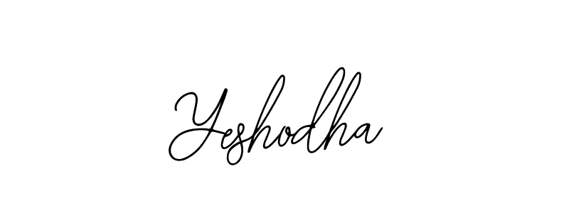 How to make Yeshodha name signature. Use Bearetta-2O07w style for creating short signs online. This is the latest handwritten sign. Yeshodha signature style 12 images and pictures png