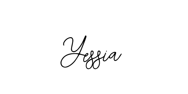 The best way (Bearetta-2O07w) to make a short signature is to pick only two or three words in your name. The name Yessia include a total of six letters. For converting this name. Yessia signature style 12 images and pictures png