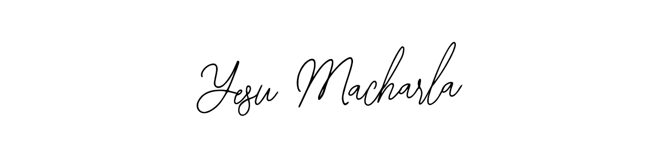 Make a beautiful signature design for name Yesu Macharla. With this signature (Bearetta-2O07w) style, you can create a handwritten signature for free. Yesu Macharla signature style 12 images and pictures png