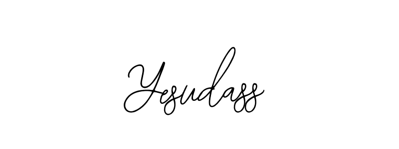 How to make Yesudass name signature. Use Bearetta-2O07w style for creating short signs online. This is the latest handwritten sign. Yesudass signature style 12 images and pictures png