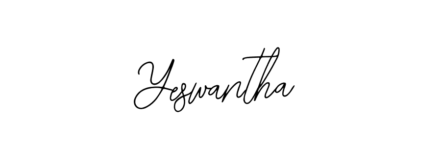 How to make Yeswantha signature? Bearetta-2O07w is a professional autograph style. Create handwritten signature for Yeswantha name. Yeswantha signature style 12 images and pictures png